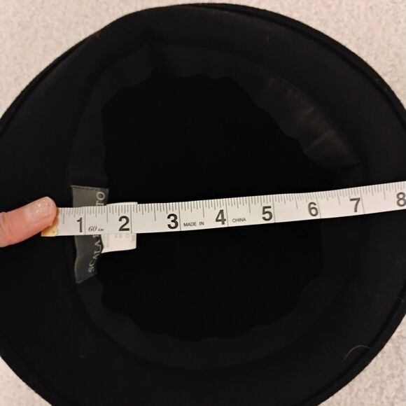 Vintage 100% Wool Cloche Brooch Roaring Twenties Retro Flapper Girl 20s - Picture 7 of 8